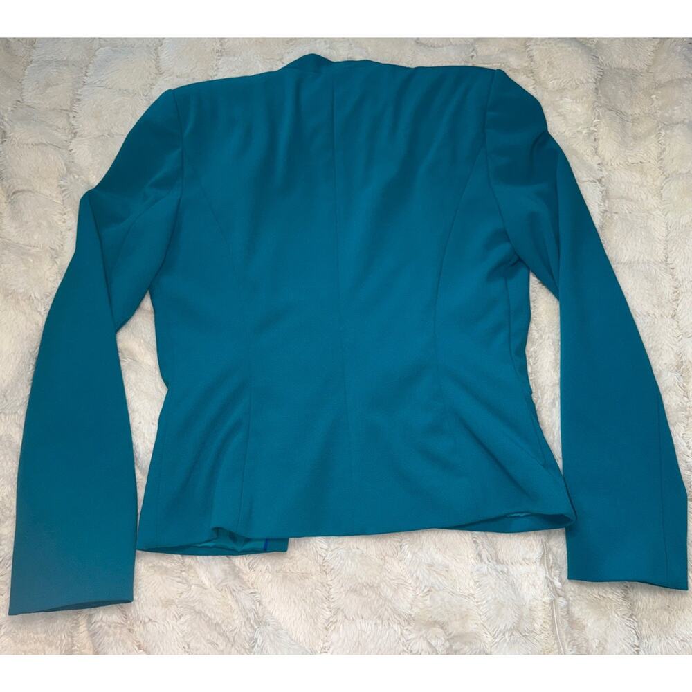 Calvin Klein Ladies Blazer, Turquoise Size Small - Classic - Picture 4 of 7